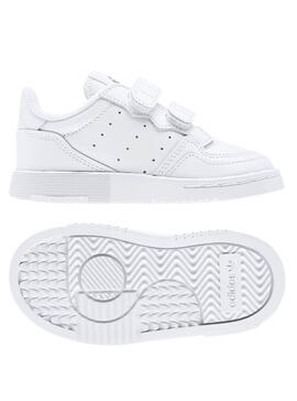 Baskets Adidas Supercourt Blanc Garçon et Fille