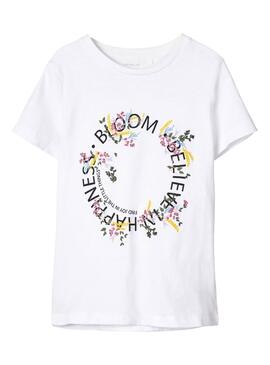 T-Shirt Name It Destiny Blanc pour fille