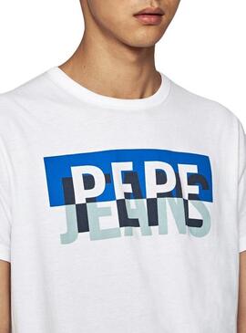 T-Shirt Pepe Jeans Micah Blanc Homme