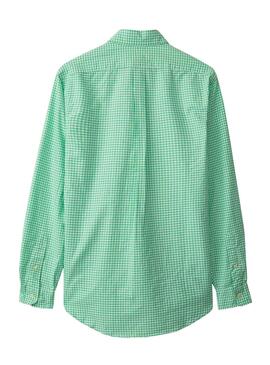 Chemise Polo Ralph Lauren Vichy Vert pour Homme