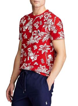 T-Shirt Polo Ralph Lauren Tropical Rouge Homme