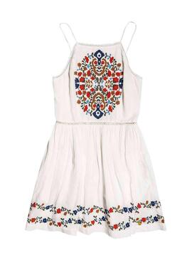 Robe Superdry Katalina Femme Blanche