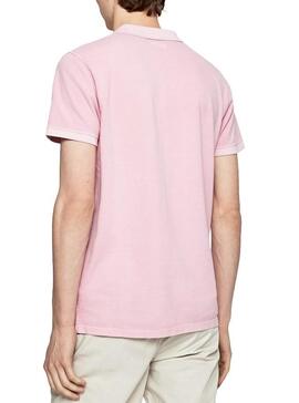 Polo Pepe Jeans Vicent Rose pour homme