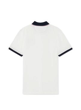 Polo Hackett London blanc pour homme