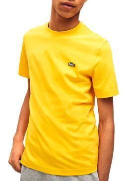 T-Shirt Lacoste Live Unisexe Jaune