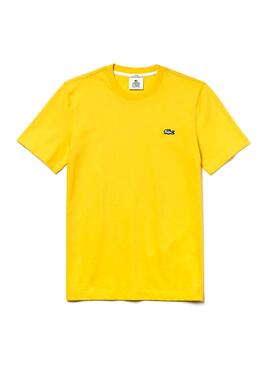 T-Shirt Lacoste Live Unisexe Jaune