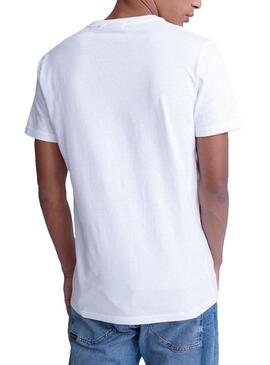 T-Shirt Superdry Core Essential Blanc Homme