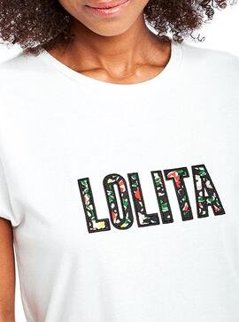 T-Shirt Naf Naf Lolita Beige pour femme