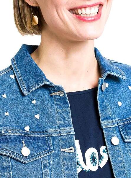 Veste en jean femme naf naf 2025