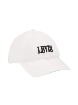 Casquette Levis Serif Logo Blanc Femme et Homme