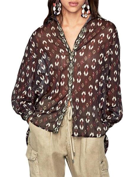 Blouse pepe jeans femme deals