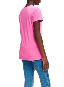 T-Shirt Calvin Klein Jeans Gradient Rosa Fille