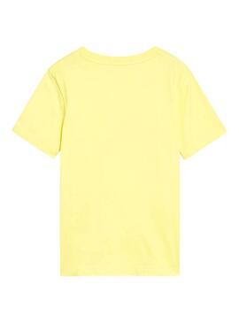 T-Shirt Calvin Klein Jeans Monogram jaune