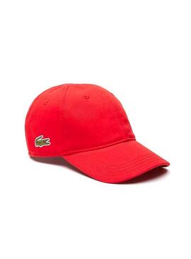 Casquette Lacoste Basic Rouge pour garçon et fille