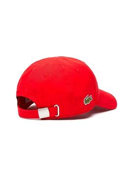 Casquette Lacoste Basic Rouge pour garçon et fille