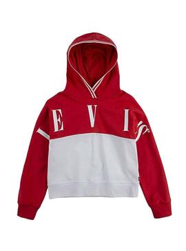 Sweat Levis Sporty Rouge pour Filles