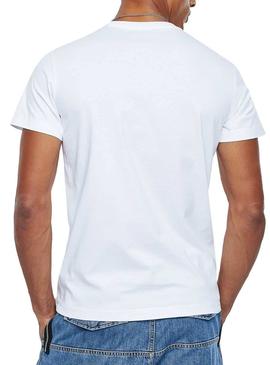 T-Shirt Diesel Industry Blanc pour homme