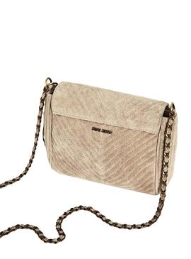 Sac Pepe Jeans Polonia Beige pour Femme