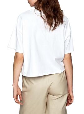 T-Shirt Pepe Jeans Francesca White pour femme