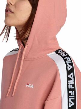 Sweat Fila Tavora Sweat à capuche rose pour femme