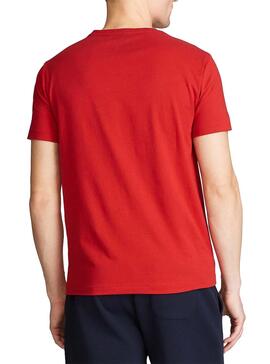 T-Shirt Polo Ralph Lauren Big Pony Rouge Homme