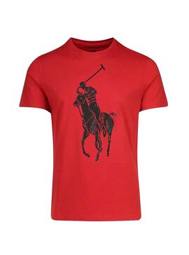 T-Shirt Polo Ralph Lauren Big Pony Rouge Homme