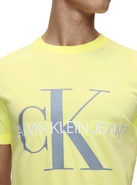 T-Shirt Calvin Klein Vegetable Jumpsuitgram Amarillo
