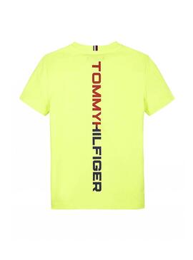 T-Shirt Tommy Hilfiger Refelctive Vert para Garçon