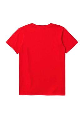 T-Shirt Lacoste Sports Rouge pour Garçon