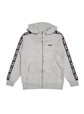 Sweat Fila Basic Gris pour Garçon et Fille