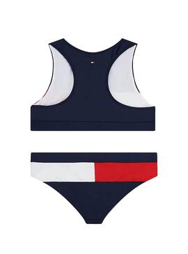 Bikini Tommy Hilfiger Flag Bleu pour Fille