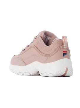 Baskets Fila Strada Rose pour Fille