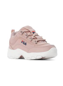 Baskets Fila Strada Rose pour Fille