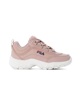 Baskets Fila Strada Rose pour Fille