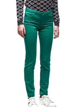 Pantalons Naf Naf Kemp 2 Vert pour femmes