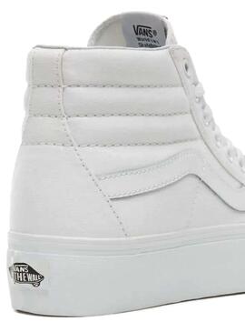 Baskets Vans Sk8-Hi 2.0 Platform Blanc Femme