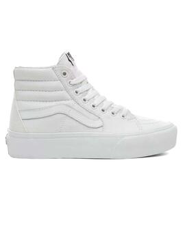 Baskets Vans Sk8-Hi 2.0 Platform Blanc Femme