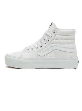 Baskets Vans Sk8-Hi 2.0 Platform Blanc Femme