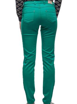 Pantalons Naf Naf Kemp 2 Vert pour femmes