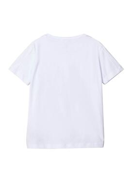 T-Shirt Name It Fedoza Blanc pour Garçon