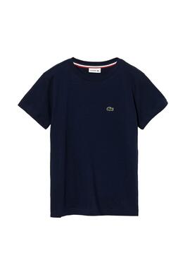 T-Shirt Lacoste Basic Bleu Bleu marine pour Garçon