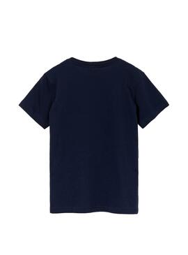 T-Shirt Lacoste Basic Bleu Bleu marine pour Garçon