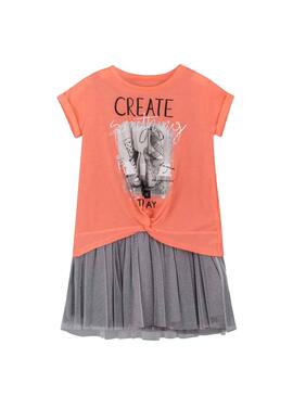 Robe Mayoral combiné Coral pour Fille