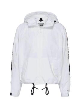Coupe-vent Tommy Jeans Branded Blanc Femme