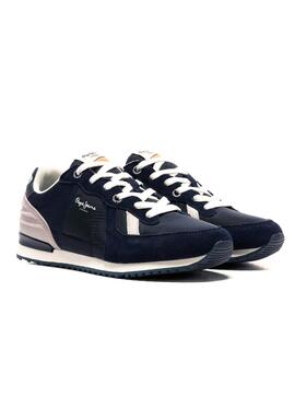 Baskets Pepe Jeans Tinker Wer Bleu Marine