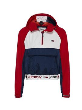 Coupe-vent Tommy Jeans Colorblock Logo Femme