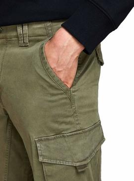 Pantalon Jack and Jones Paul Vert pour Homme