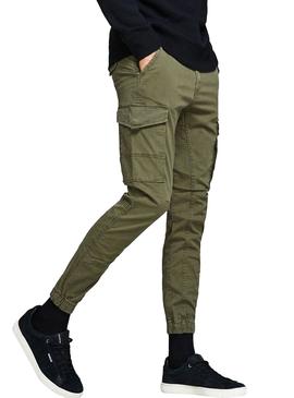 Pantalon Jack and Jones Paul Vert pour Homme