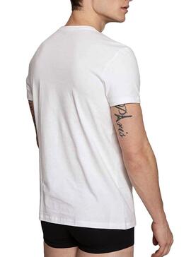 T-Shirt Levis Slim Blanc pour Homme