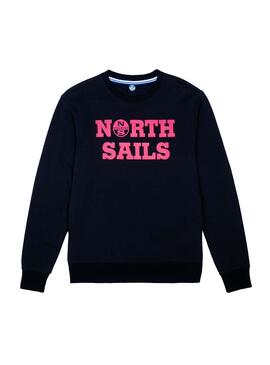 Sweat North Sails Graphic Bleu pour Homme